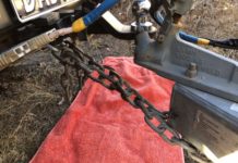 Towing a Caravan or Trailer Chains when towing a caravan or trailer